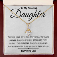 Load image into Gallery viewer, To My Daughter- I Love You- Beauty Necklace
