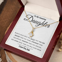 Load image into Gallery viewer, To My Daughter- I Love You- Beauty Necklace
