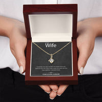 Load image into Gallery viewer, To My Wife - Choosing You Was the Best Decision of My Life - Alluring Beauty Necklace
