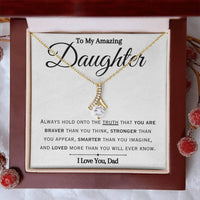 Load image into Gallery viewer, To My Daughter- I Love You- Beauty Necklace
