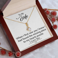 Load image into Gallery viewer, To My Wife- My Hearts Puzzle- Alluring Beauty Necklace
