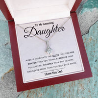 Load image into Gallery viewer, To My Daughter- I Love You- Beauty Necklace
