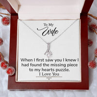 Load image into Gallery viewer, To My Wife- My Hearts Puzzle- Alluring Beauty Necklace
