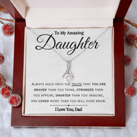 Load image into Gallery viewer, To My Daughter- I Love You- Beauty Necklace
