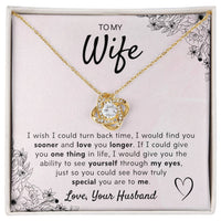 Load image into Gallery viewer, To My Wife- Turn Back Time- Love Necklace
