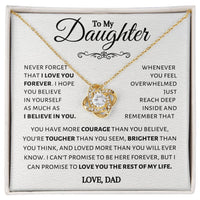 Load image into Gallery viewer, To My Daughter- I Believe In You- Necklace
