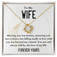 Load image into Gallery viewer, To My Wife- Love Of My Life- Necklace

