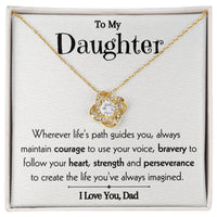 Load image into Gallery viewer, To My Daughter- Follow Your Heart-Necklace
