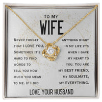 Load image into Gallery viewer, To My Wife- Never Forget That I Love You- Necklace
