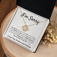 Load image into Gallery viewer, I&#39;m Sorry- I Love You, Forever and Always- Necklace
