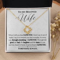 Load image into Gallery viewer, To My Beloved- I Love You-Necklace
