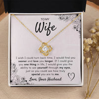 Load image into Gallery viewer, To My Wife- Turn Back Time- Love Necklace
