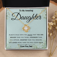 Load image into Gallery viewer, To My Daughter- I Love You- Necklace (Version 2 From Dad)
