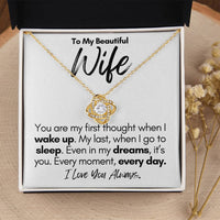 Load image into Gallery viewer, To My Beautiful Wife- Every Moment- Love Necklace
