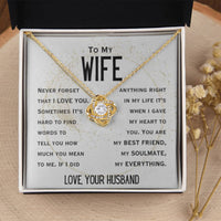 Load image into Gallery viewer, To My Wife- Never Forget That I Love You- Necklace
