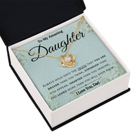 Load image into Gallery viewer, To My Daughter- I Love You- Necklace (Version 2 From Dad)
