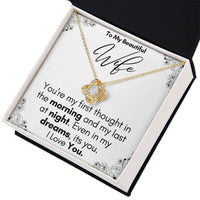 Load image into Gallery viewer, To My Beautiful Wife- In My Dreams- Love Necklace
