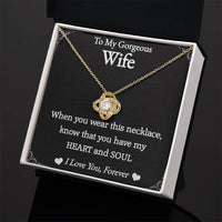 Load image into Gallery viewer, To My Gorgeous Wife- Love You Forever- Necklace 2nd edition

