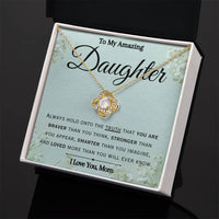 Load image into Gallery viewer, To My Amazing Daughter- You Are Loved- Love Necklace
