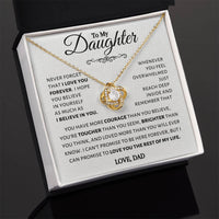 Load image into Gallery viewer, To My Daughter- I Believe In You- Necklace
