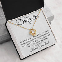 Load image into Gallery viewer, To My Daughter- Love You To The Moon And Back-  Necklace
