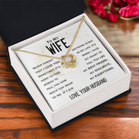 Load image into Gallery viewer, To My Wife- Never Forget That I Love You- Necklace
