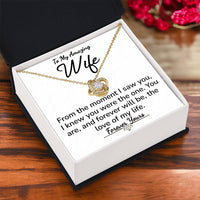 Load image into Gallery viewer, To My Amazing Wife- Forever Yours- Love Knot Necklace
