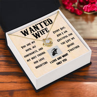 Load image into Gallery viewer, Wanted Wife- Only You- Love Knot Necklace

