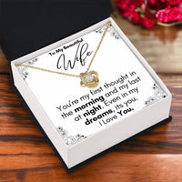 Load image into Gallery viewer, To My Beautiful Wife- In My Dreams- Love Necklace
