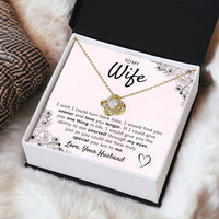 Load image into Gallery viewer, To My Wife- Turn Back Time- Love Necklace
