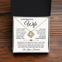 Load image into Gallery viewer, To My Beautiful Wife- My Queen- Love Necklace
