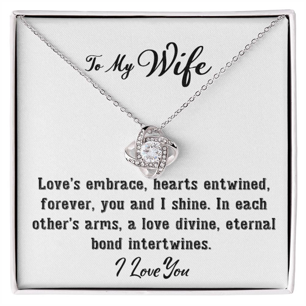 To My Wife- Eternal Bond-Necklace