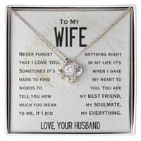 Load image into Gallery viewer, To My Wife- Never Forget That I Love You- Necklace
