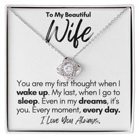 Load image into Gallery viewer, To My Beautiful Wife- Every Moment- Love Necklace
