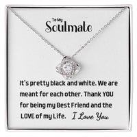 Load image into Gallery viewer, To My Soulmate- Love of My Life- Love knot Necklace
