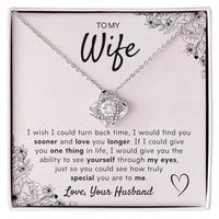 Load image into Gallery viewer, To My Wife- Turn Back Time- Love Necklace
