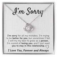 Load image into Gallery viewer, I&#39;m Sorry-I love You, Forever And Always

