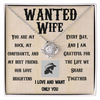 Load image into Gallery viewer, Wanted Wife- Only You- Love Knot Necklace
