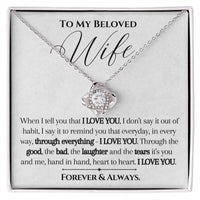 Load image into Gallery viewer, To My Beloved- I Love You-Necklace
