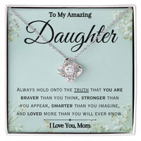 Load image into Gallery viewer, To My Amazing Daughter- You Are Loved- Love Necklace
