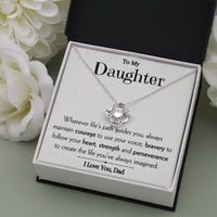 Load image into Gallery viewer, To My Daughter- Follow Your Heart-Necklace
