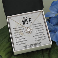 Load image into Gallery viewer, To My Wife- Never Forget That I Love You- Necklace
