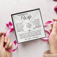 Load image into Gallery viewer, To My Beautiful Wife- My Queen- Love Necklace
