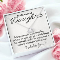 Load image into Gallery viewer, To My Amazing Daughter- I Adore You- Necklace
