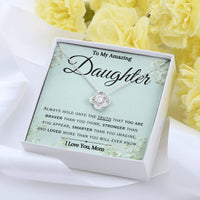 Load image into Gallery viewer, To My Amazing Daughter- You Are Loved- Love Necklace

