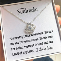 Load image into Gallery viewer, To My Soulmate- Love of My Life- Love knot Necklace
