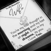 Load image into Gallery viewer, To My Beautiful Wife- In My Dreams- Love Necklace
