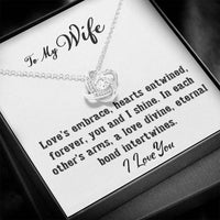 Load image into Gallery viewer, To My Wife- Eternal Bond-Necklace
