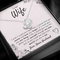 Load image into Gallery viewer, To My Wife- Turn Back Time- Love Necklace
