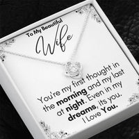Load image into Gallery viewer, To My Beautiful Wife- In My Dreams- Love Necklace
